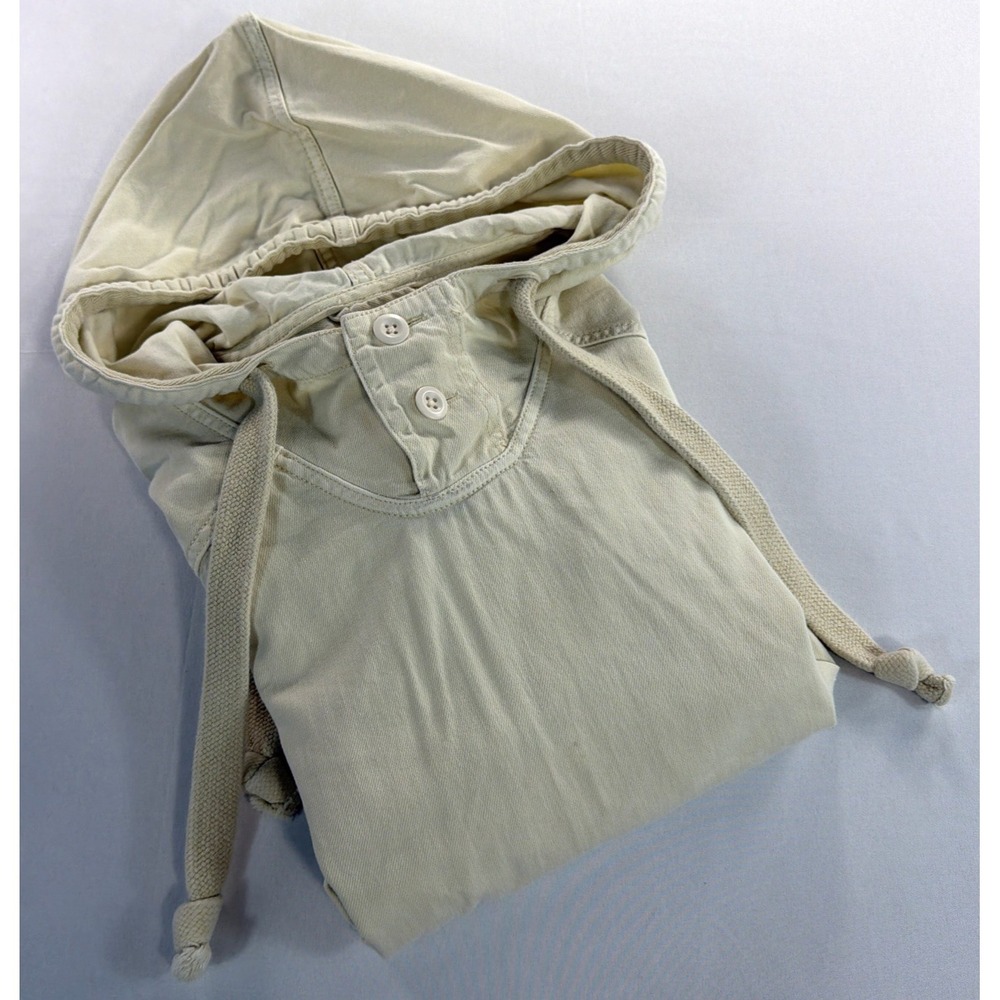 American Eagle Hoodie Women's M Beige Lightweight Utility Pullover
